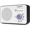 Rádio digital portátil TECHNISAT 0000/3906 — DAB/DAB+/FM, 1 W RMS, LCD, 3,5 mm, branco/preto, 0,338 kg