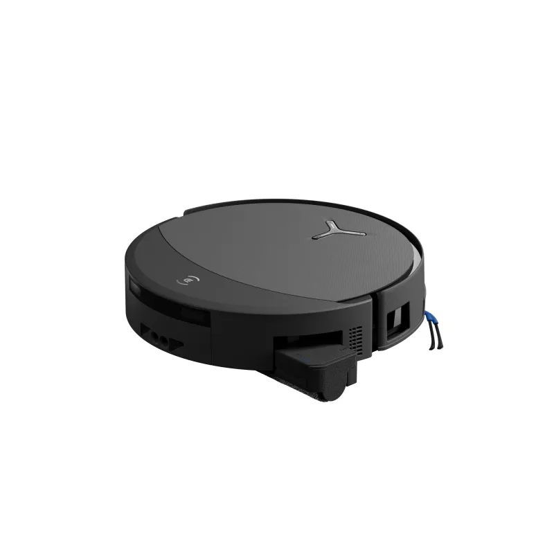 Robô aspirador Ecovacs DEEBOT T90 PRO OMNI — depósito de pó sem saco de 0,25 L, 350 min. de autonomia, Li‑Ion 4000 mAh, preto