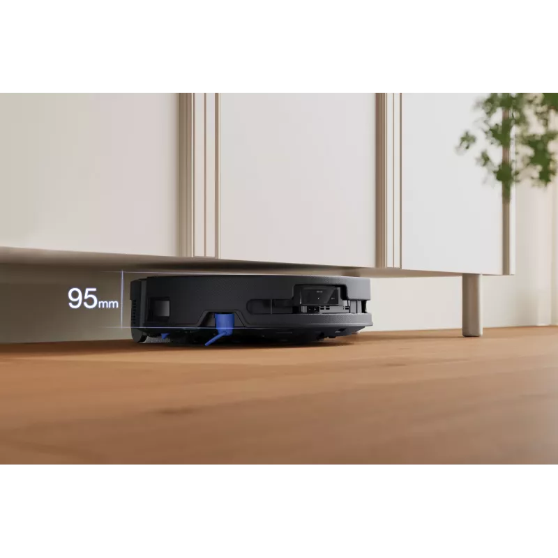 Robô aspirador Ecovacs DEEBOT T90 PRO OMNI — depósito de pó sem saco de 0,25 L, 350 min. de autonomia, Li‑Ion 4000 mAh, preto