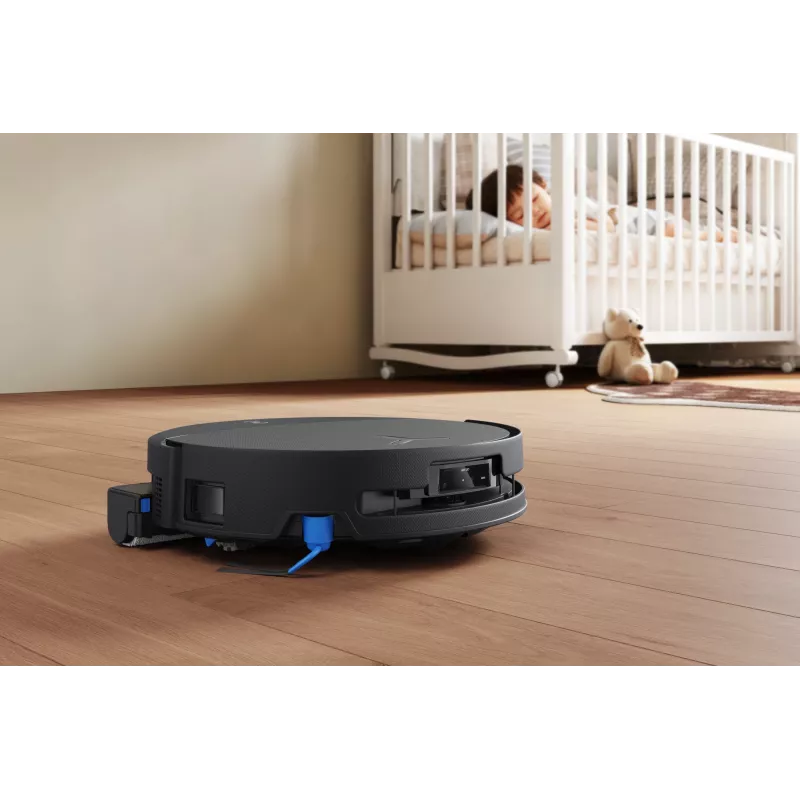 Robô aspirador Ecovacs DEEBOT T90 PRO OMNI — depósito de pó sem saco de 0,25 L, 350 min. de autonomia, Li‑Ion 4000 mAh, preto
