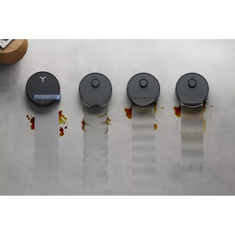 Robô aspirador Ecovacs DEEBOT T90 PRO OMNI — depósito de pó sem saco de 0,25 L, 350 min. de autonomia, Li‑Ion 4000 mAh, preto
