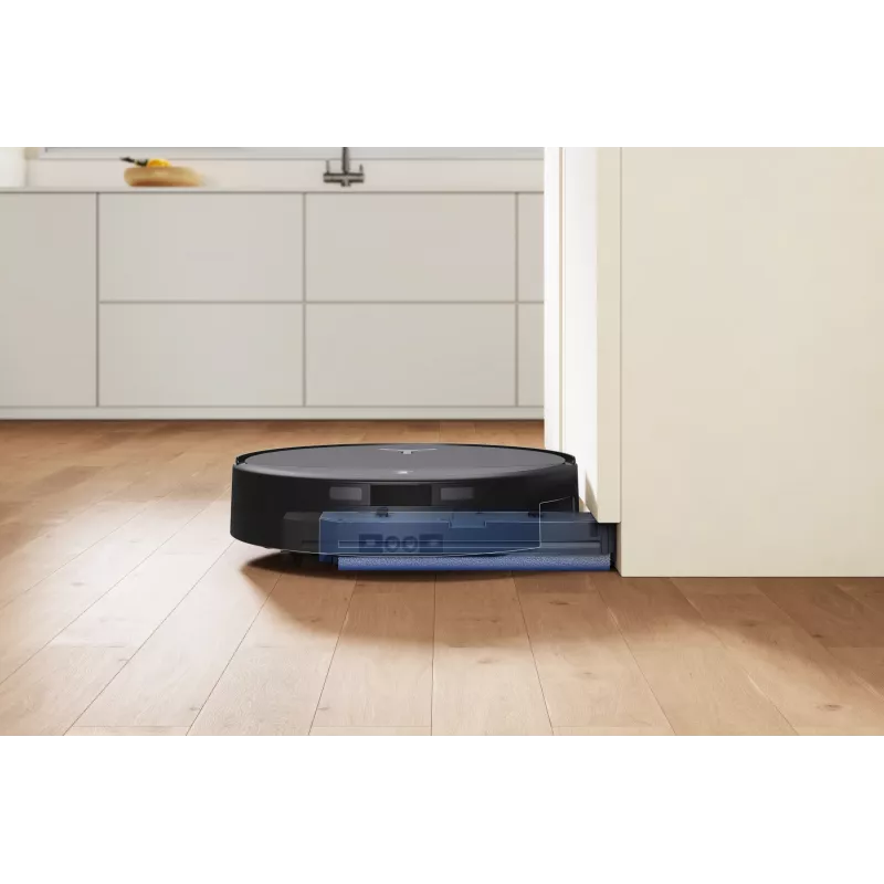 Robô aspirador Ecovacs DEEBOT T90 PRO OMNI — depósito de pó sem saco de 0,25 L, 350 min. de autonomia, Li‑Ion 4000 mAh, preto