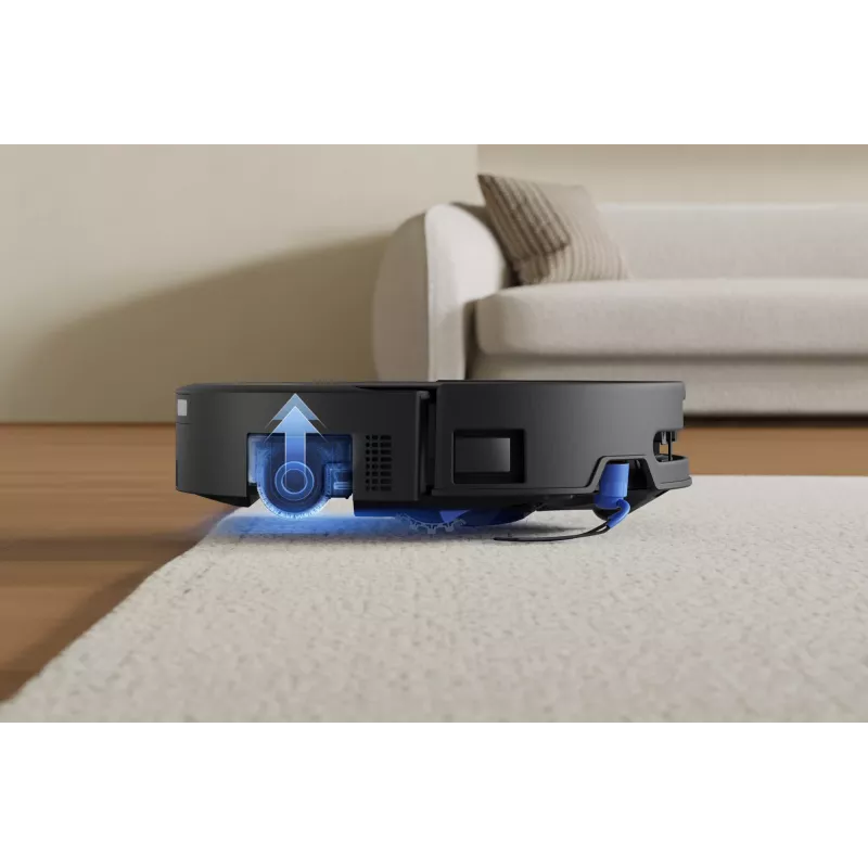 Robô aspirador Ecovacs DEEBOT T90 PRO OMNI — depósito de pó sem saco de 0,25 L, 350 min. de autonomia, Li‑Ion 4000 mAh, preto