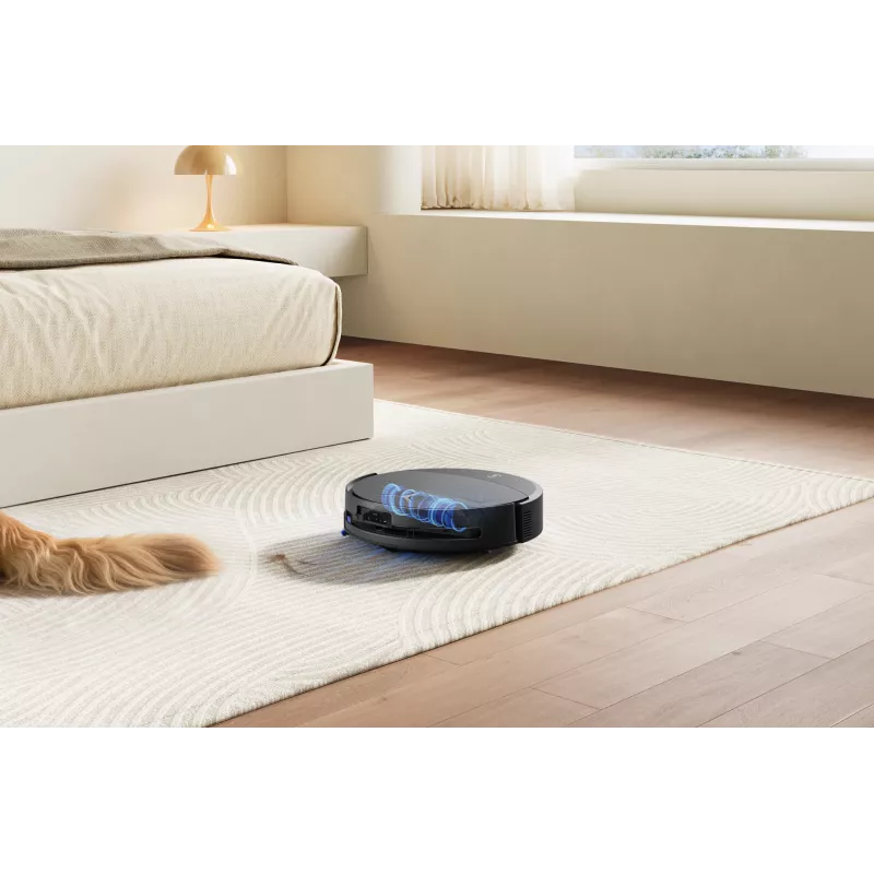 Robô aspirador Ecovacs DEEBOT T90 PRO OMNI — depósito de pó sem saco de 0,25 L, 350 min. de autonomia, Li‑Ion 4000 mAh, preto