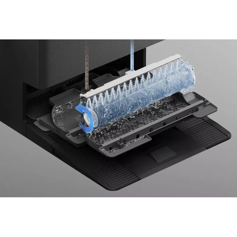 Robô aspirador Ecovacs DEEBOT T90 PRO OMNI — depósito de pó sem saco de 0,25 L, 350 min. de autonomia, Li‑Ion 4000 mAh, preto