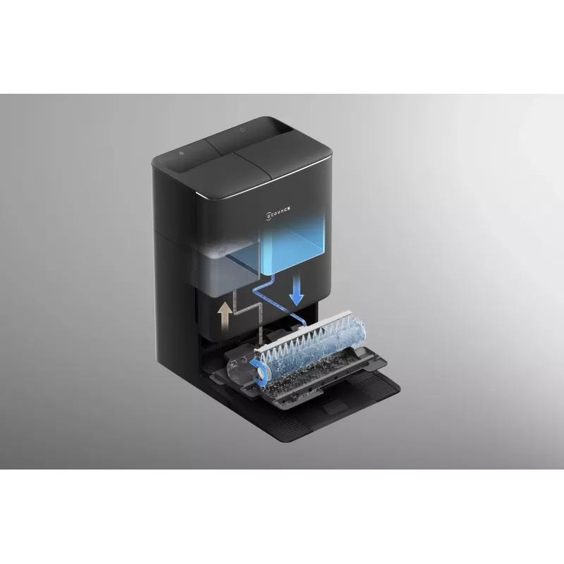 Robô aspirador Ecovacs DEEBOT T90 PRO OMNI — depósito de pó sem saco de 0,25 L, 350 min. de autonomia, Li‑Ion 4000 mAh, preto