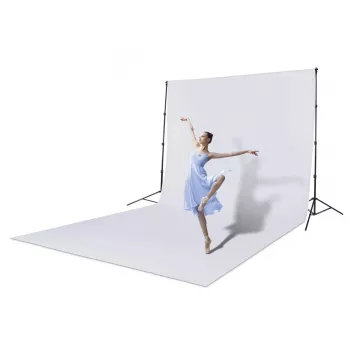 Fundo HAMA 00021161 poliéster cor sólida branco, 2940 mm x 6000 mm