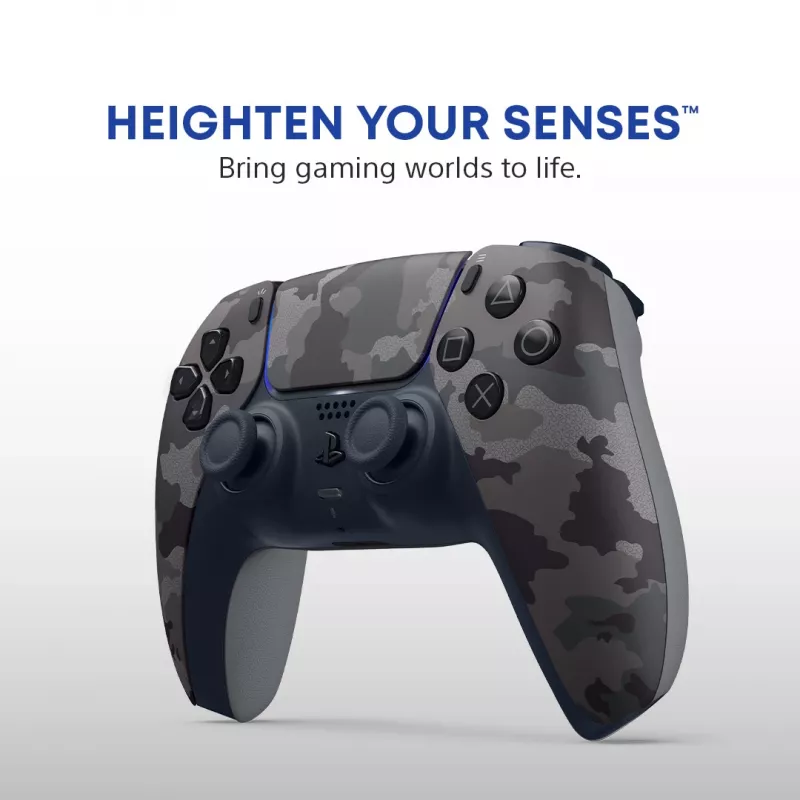 Comando Sony DualSense v3 Camouflage – Bluetooth/USB, PS5, bateria incorporada, USB‑C, 160×106×66 mm