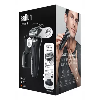 Braun Series 7 71-N7200cc raspador de folha aparador preto