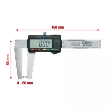 Paquímetro KS Tools 300.0540 peso 130 g