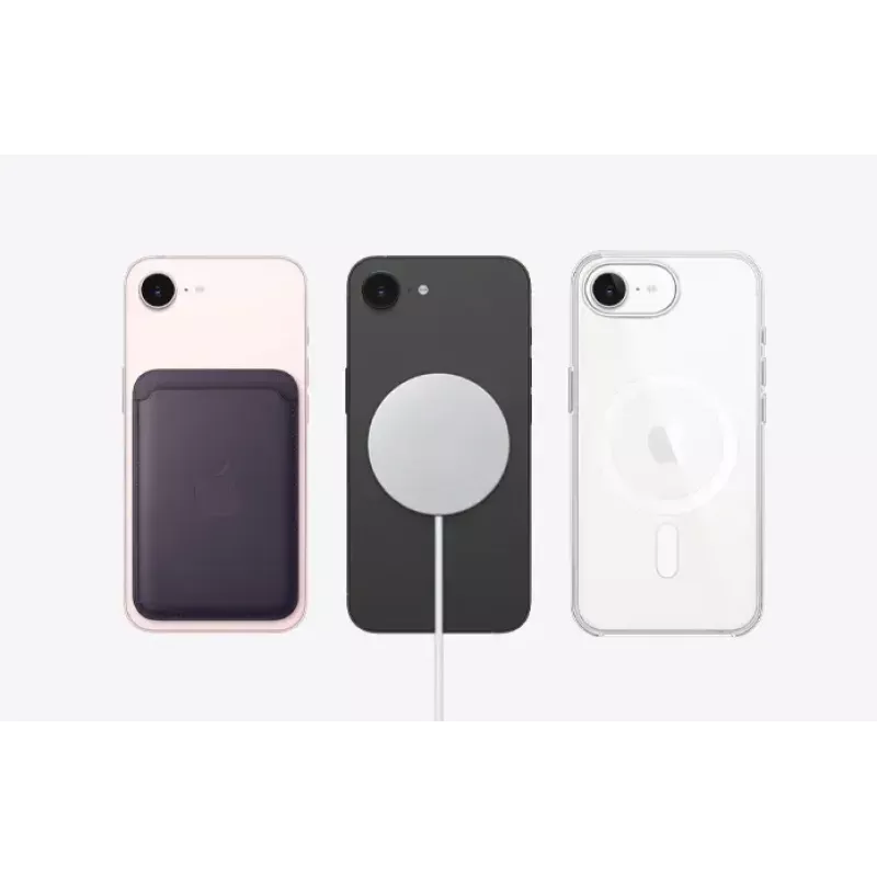 Smartphone Apple iPhone 17e, processador A19, 256 GB, ecrã de 6,1 polegadas (15,5 cm), câmara traseira de 48 MP, Dual SIM, preto