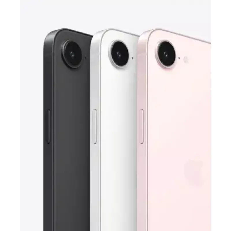 Smartphone Apple iPhone 17e, processador A19, 256 GB, ecrã de 6,1 polegadas (15,5 cm), câmara traseira de 48 MP, Dual SIM, preto