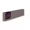 Foco de iluminação inteligente Philips Hue White and Colour Ambience Perifo Gerade Deckenbasis-Kit 4 Spots Bluetooth preto