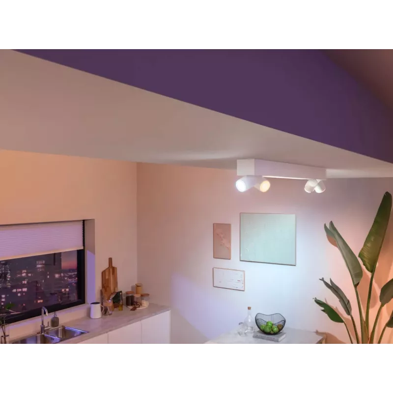Lâmpada de teto Philips Hue White and colour ambience Centris 4-Spot