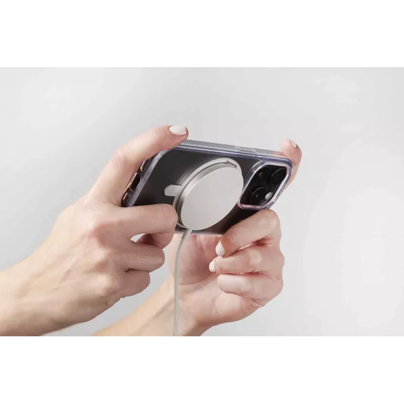 Cellularline Spin Mag - capa para iPhone 16 com anel de suporte rotativo, compatível com o ecossistema Magsafe