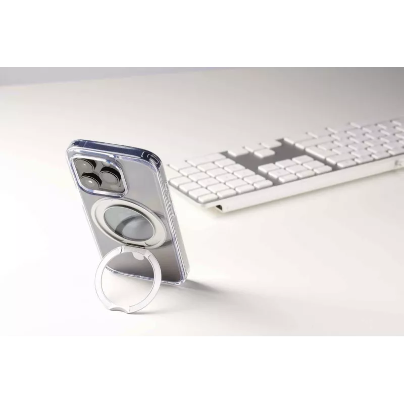 Cellularline Spin Mag - capa para iPhone 16 com anel de suporte rotativo, compatível com o ecossistema Magsafe