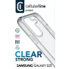 Cellularline Clear Protect - capa rígida para Galaxy S25 com bordas de borracha