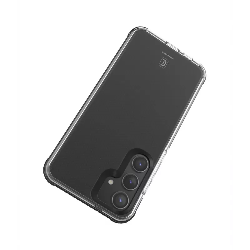 Cellularline Tetra Force Strong Guard - capa flexível protetora e resistente a impactos para Galaxy S25 Ultra com tecnologia antibacteriana Microban® integrada