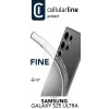 Cellularline Fine - Galaxy S25 Ultra, capa, Samsung, Galaxy S25 Ultra, 17.3 cm (6.8 polegadas), transparente
