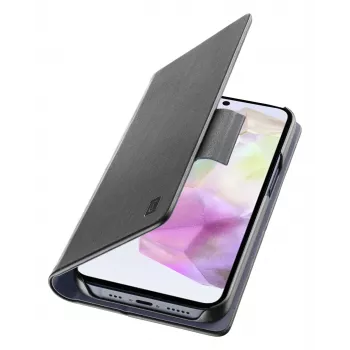 Cellularline Book - capa tipo livro para Galaxy A36/A56 com compartimento para cartões e fecho magnético