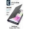 Cellularline Book - capa tipo livro para Galaxy A36/A56 com compartimento para cartões e fecho magnético