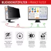 Filtro de privacidade removível de 2 vias Displex PRIVACY SAFE para monitor de secretária 24'' (16:9)