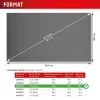 Filtro de privacidade removível de 2 vias Displex PRIVACY SAFE para monitor de secretária 24'' (16:9)