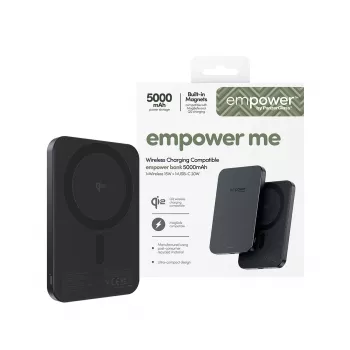 Powerbank PanzerGlass empower™ 5000mAh Space Black carregador portátil