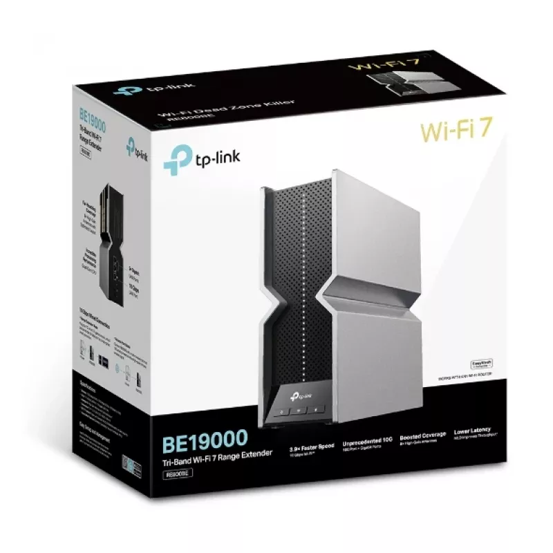 Repetidor de rede TP-Link RE800BE Tri-Band 802.11ax 802.11ac