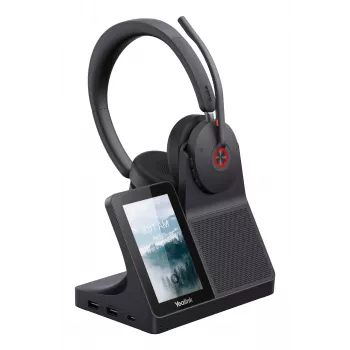 Headset Yealink WH68 Workstation, com fios e sem fios, 20 - 20000 Hz, chamadas/música, 155 g, headset, preto