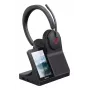 Headset Yealink WH68 Workstation, com fios e sem fios, 20 - 20000 Hz, chamadas/música, 155 g, headset, preto