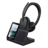 Headset Yealink WH68 Workstation, com fios e sem fios, 20 - 20000 Hz, chamadas/música, 155 g, headset, preto