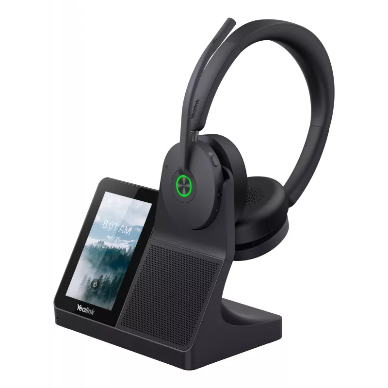 Headset Yealink WH68 Workstation, com fios e sem fios, 20 - 20000 Hz, chamadas/música, 155 g, headset, preto