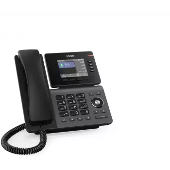 Telefone IP Snom D810W — Ecrã IPS de 3,36 polegadas, Gigabit Ethernet, WLAN (802.11a/b/g/n/ac), PoE, preto