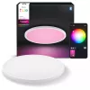 Lâmpada de teto Philips Hue Devote fina Lâmpada de teto M, redonda LED 23W, branca, Ø42,1 cm, local de utilização universal