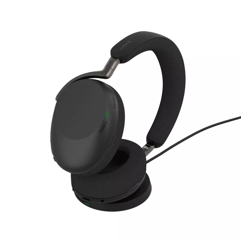 Jabra Evolve3 85 Headset com fios e sem fios arco de cabeça chamadas/música USB Type-C Bluetooth preto