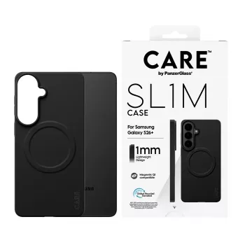 Capa de proteção PanzerGlass CARE SL1M para Samsung Galaxy S26+ em preto (CR06231)