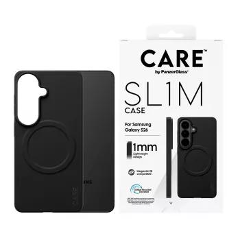 Capa de proteção PanzerGlass CARE SL1M para Samsung Galaxy S26, preta