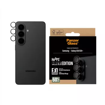 Proteção de lente de câmara PanzerGlass Hoops transparente para Samsung Galaxy S26 / S26+ (PG88885)