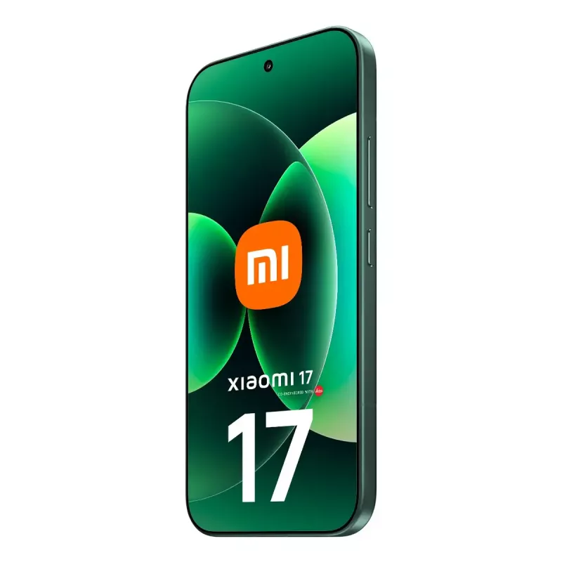 Smartphone Xiaomi 17 — ecrã de 6,3 polegadas (16 cm), Snapdragon 8 Elite Gen 5, 12 GB RAM, 512 GB de armazenamento, 6330 mAh, verde