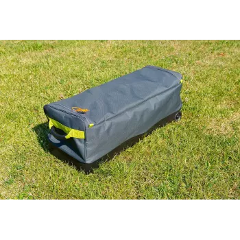 Tenda Coleman Cortes Octagon 8 — 8 pessoas, estrutura rígida, 15,7 m², cinzento/laranja