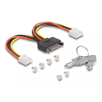 Gaiola para HDD DeLOCK 47070 compatível com rack metal 100 mm de largura
