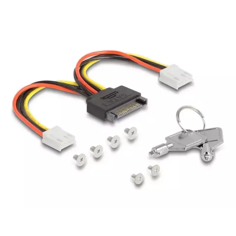 Gaiola para HDD DeLOCK 47070 compatível com rack metal 100 mm de largura