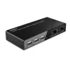 Comutador KVM Lindy 2 portas HDMI 4K60, USB 2.0 e áudio, 4096 x 2160 píxeis, 4K Ultra HD, preto