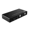 Comutador KVM Lindy 2 portas HDMI 4K60, USB 2.0 e áudio, 4096 x 2160 píxeis, 4K Ultra HD, preto