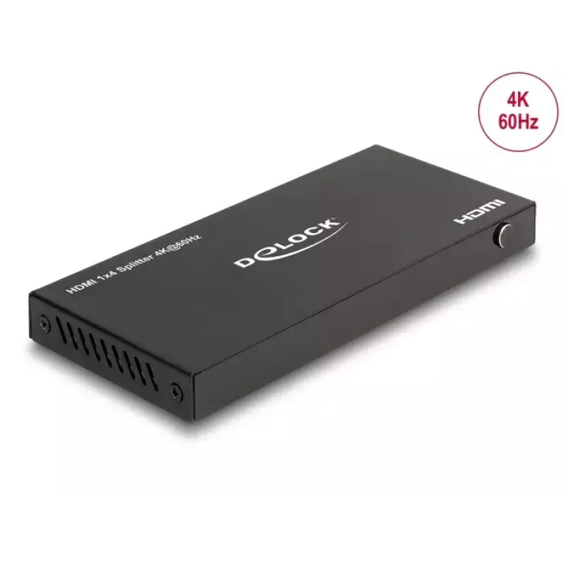 Splitter HDMI DeLOCK 1 x entrada HDMI para 4 x saída HDMI 4K 60 Hz