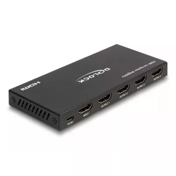Splitter HDMI DeLOCK 1 x entrada HDMI para 4 x saída HDMI 4K 60 Hz