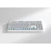 Conjunto de teclas HYTE Firefly — esquema de cores branco/turquesa para teclados mecânicos