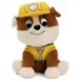 PAW Patrol GUND peluche oficial Rubble com uniforme característico de trabalhador da construção, peluche para crianças a partir de 1 ano, 15 cm