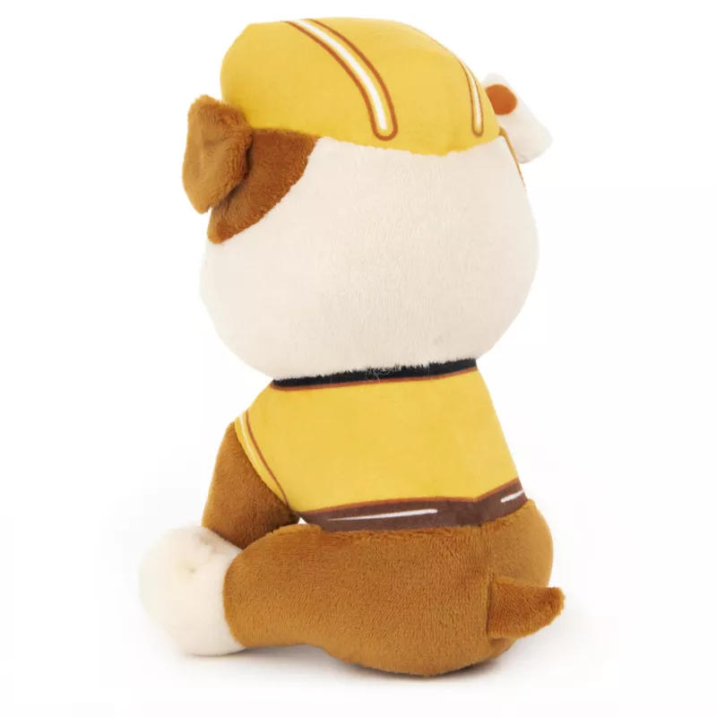 PAW Patrol GUND peluche oficial Rubble com uniforme característico de trabalhador da construção, peluche para crianças a partir de 1 ano, 15 cm